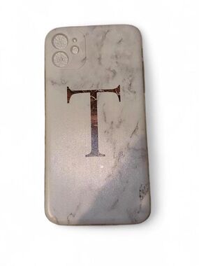 The Letter ‘T’ Marble iPhone 11 Phone Case